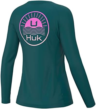 חולצת שרוול ארוך של Huk Putly | חולצת ביצועים + הגנה על שמש
